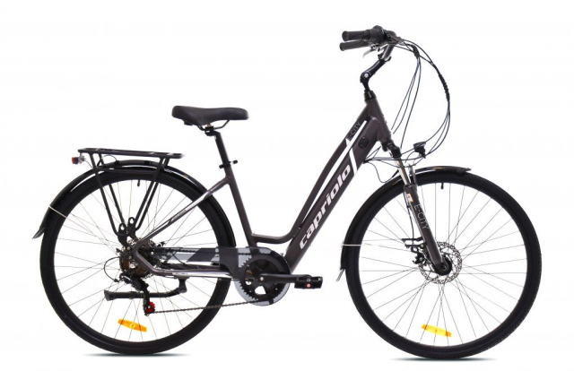 CAPRIOLO E-BIKE E-CITY LADY - L  , Silver,  2025