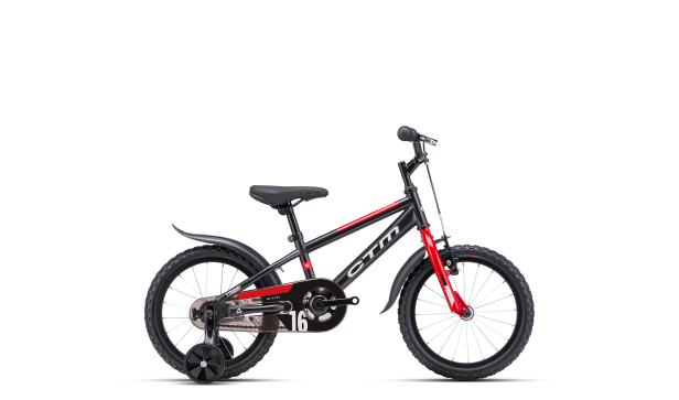 CTM TOMMY - matná čierna / červená, 2025 