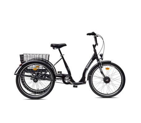 LIBERTY COMFY e-tricykl 24" 3spd, antracit, 2026