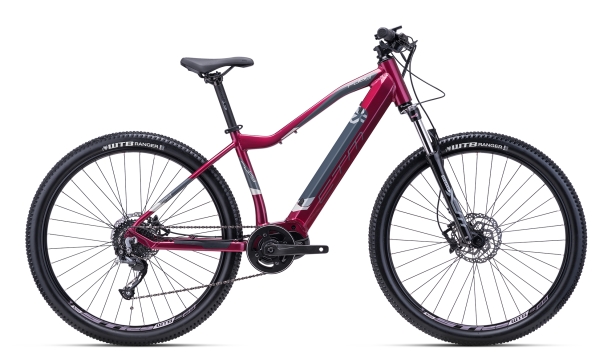 CTM RUBY 29" - M (17) švestková červená / šedá, 2022