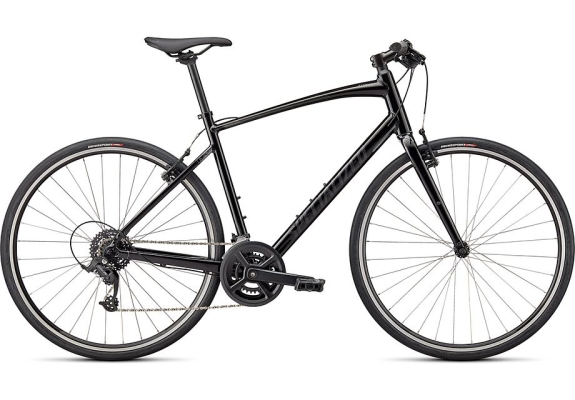 Specialized Sirrus 1.0 - M, 28 GLOSS BLACK / CHARCOAL / SATIN BLACK REFLECTIVE, 2022