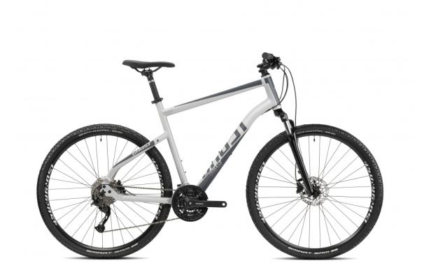 GHOST Square cross - XL, 28 grey/grey, 2023